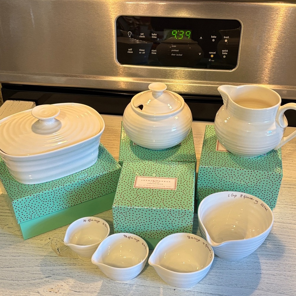 SOPHIE CONRAN FOR PORTMEIRION FINE CHINA SET w/BOXES